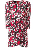 Marc Ellis Printed Wrap Front Dress - Multicolour