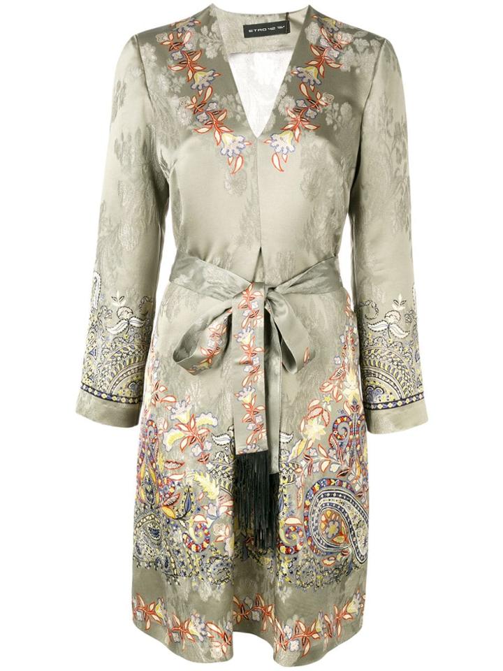 Etro Paisley Printed Dress - Green