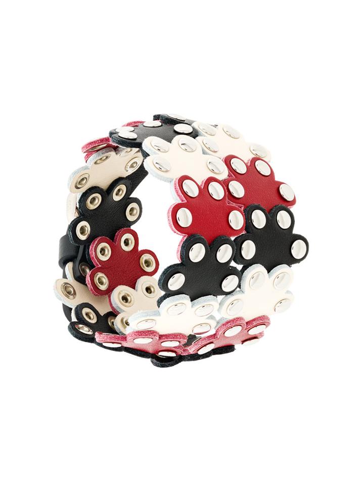 Red Valentino Flower Puzzle Bracelet - Multicolour