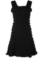 Victoria Victoria Beckham Smocked Dress - Black