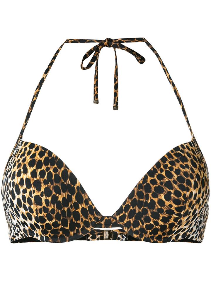 Dolce & Gabbana - Leopard Print Bikini - Women - Polyamide/spandex/elastane - 3, Women's, Brown, Polyamide/spandex/elastane