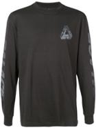 Palace Branded Long Sleeve T-shirt - Black