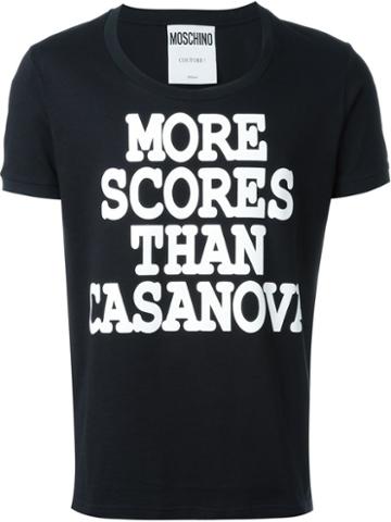 Moschino More Scores Than Casanova T-shirt