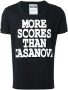 Moschino More Scores Than Casanova T-shirt