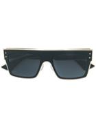 Moschino Eyewear Oversized Square Sunglasses - Black
