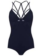 Giuliana Romanno Panelled Body, Women's, Size: P, Blue, Polyamide/spandex/elastane