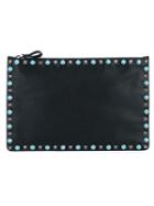 Valentino 'rockstud Rolling' Flat Pouch