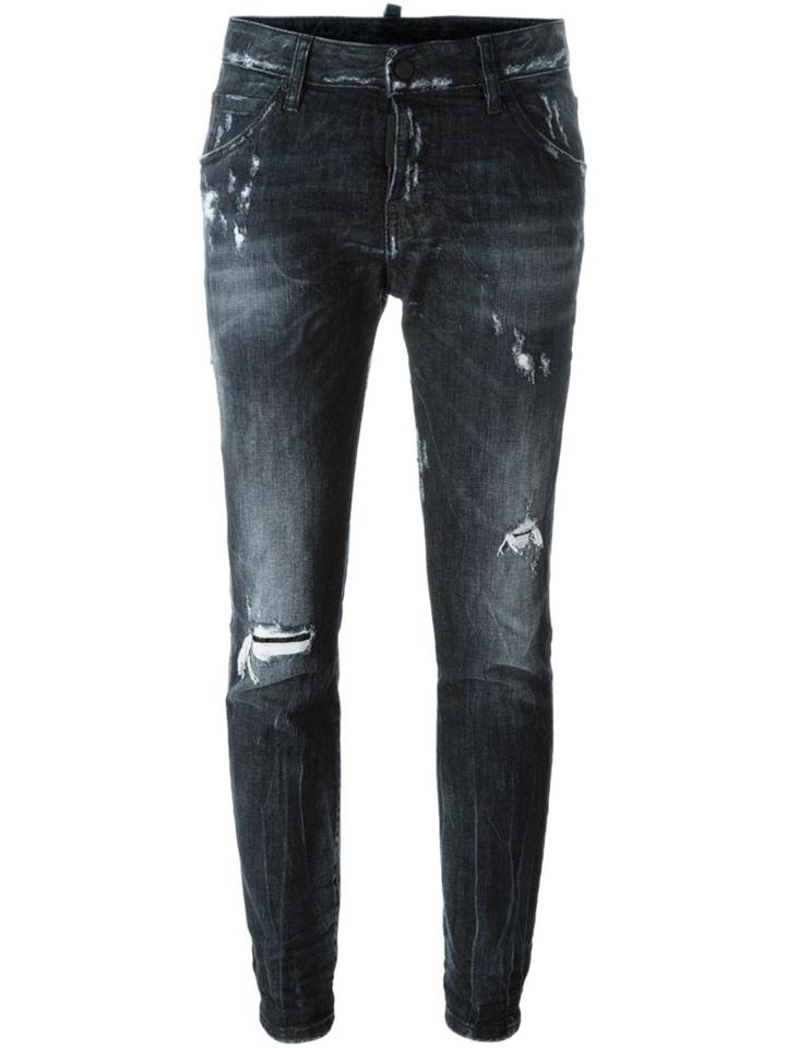 Dsquared2 'cool Girl' Jeans, Size: 38, Black, Cotton/spandex/elastane/polyester