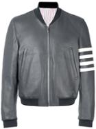Thom Browne Leather Bomber Jacket