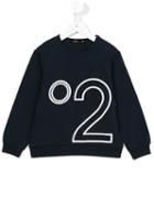 No21 Kids Logo Print Sweatshirt, Boy's, Size: 10 Yrs, Blue
