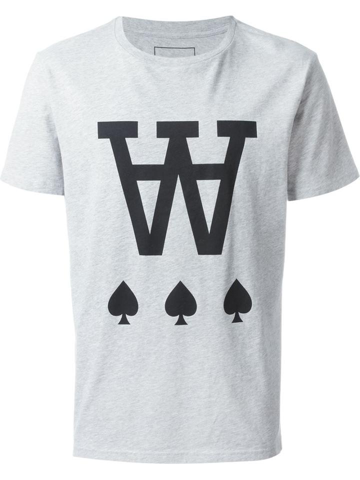 Wood Wood Aa Spades Print T-shirt