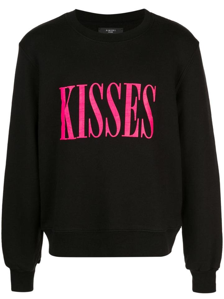 Amiri Kisses Sweater - Black