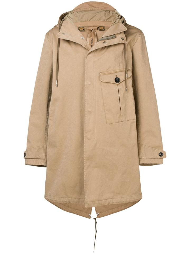 Ten C Oversized Pocket Coat - Neutrals