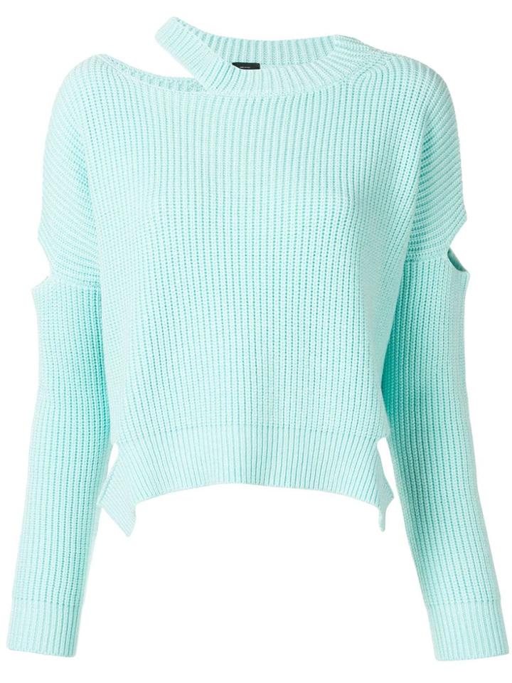 Pinko Cut-out Knitted Sweater - Green