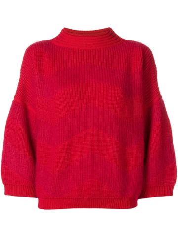 Antonino Valenti Ribbed Sweater - Red