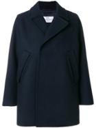 Oamc Felted Peacoat - Blue