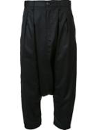 Comme Des Garçons Tricot Cropped Trousers, Women's, Size: Small, Black, Polyester/wool