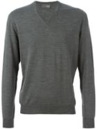 Drumohr - V-neck Sweater - Men - Merino - 52, Grey, Merino