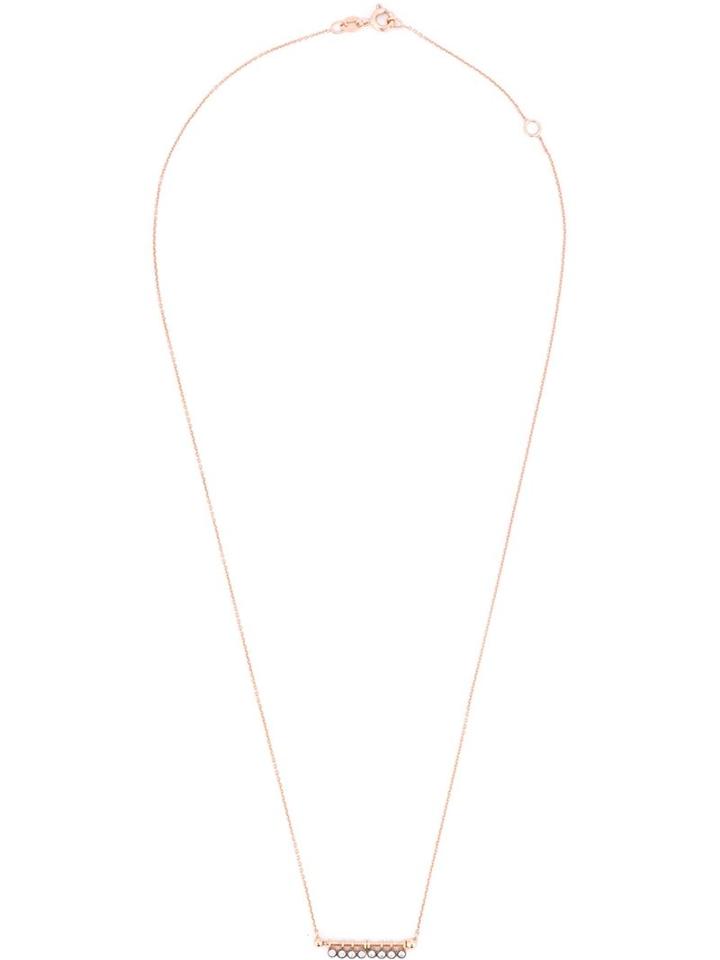 Yannis Sergakis Bezel Set Eight Diamond Bar Necklace