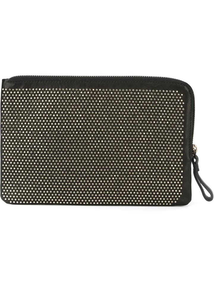 Marsell Studded Zip Clutch