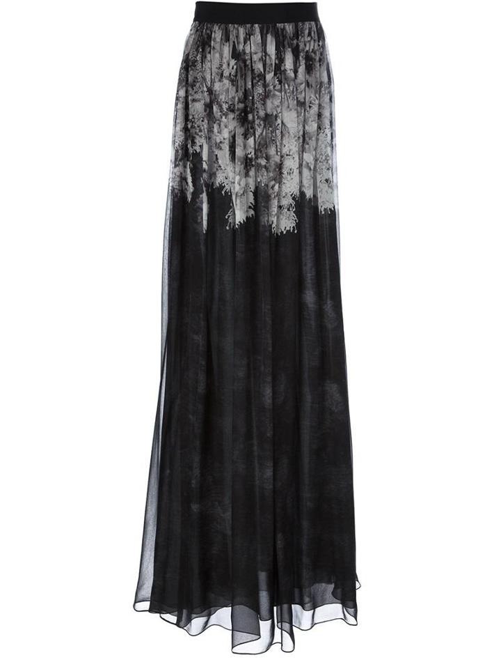 Giambattista Valli Floral Print Maxi Skirt