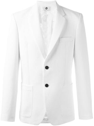 Soulland 'kreuzberg' Blazer, Men's, Size: 46, White, Cotton/polyester/viscose