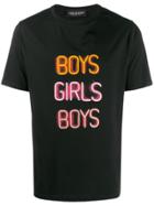Neil Barrett 'boys Girls Boys' Printed T-shirt - Black