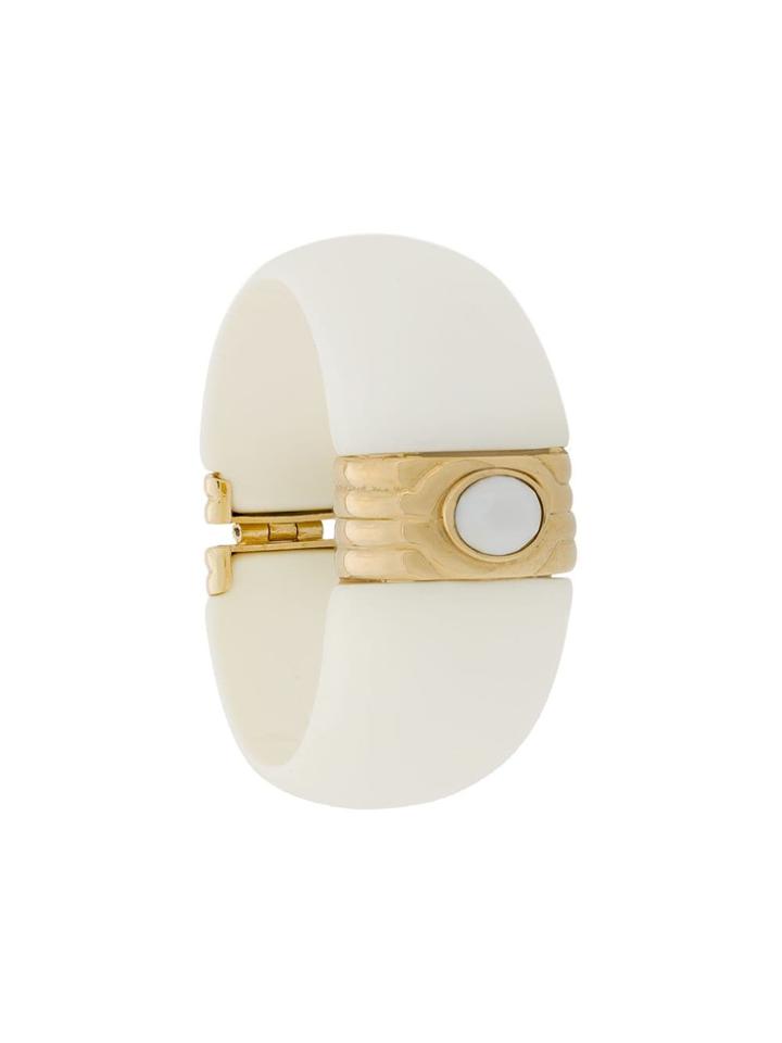 Givenchy Vintage Pearl Detail Cuff - Neutrals