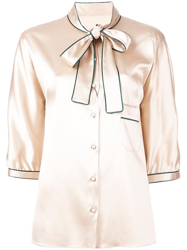 Dolce & Gabbana Pussy Bow Shirt