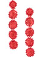 Sachin & Babi Beaded Earrings - Red