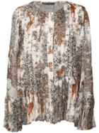 Alberta Ferretti Fantasy Print Blouse - White