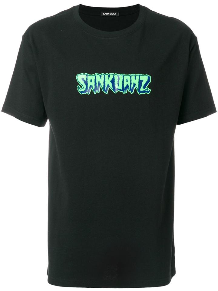 Sankuanz Logo Print T-shirt - Black