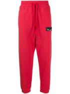 Marcelo Burlon County Of Milan Wings Patch Track Pants - Red