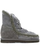 Mou Embellished Boots - Grey