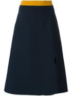 Roksanda 'poly' Skirt, Women's, Size: 10, Blue, Silk/polyamide/polyester/viscose