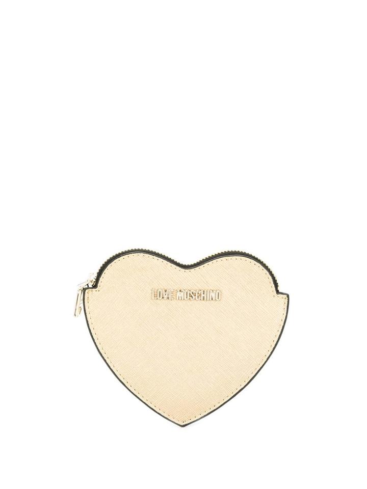 Love Moschino Heart Shaped Purse - Gold