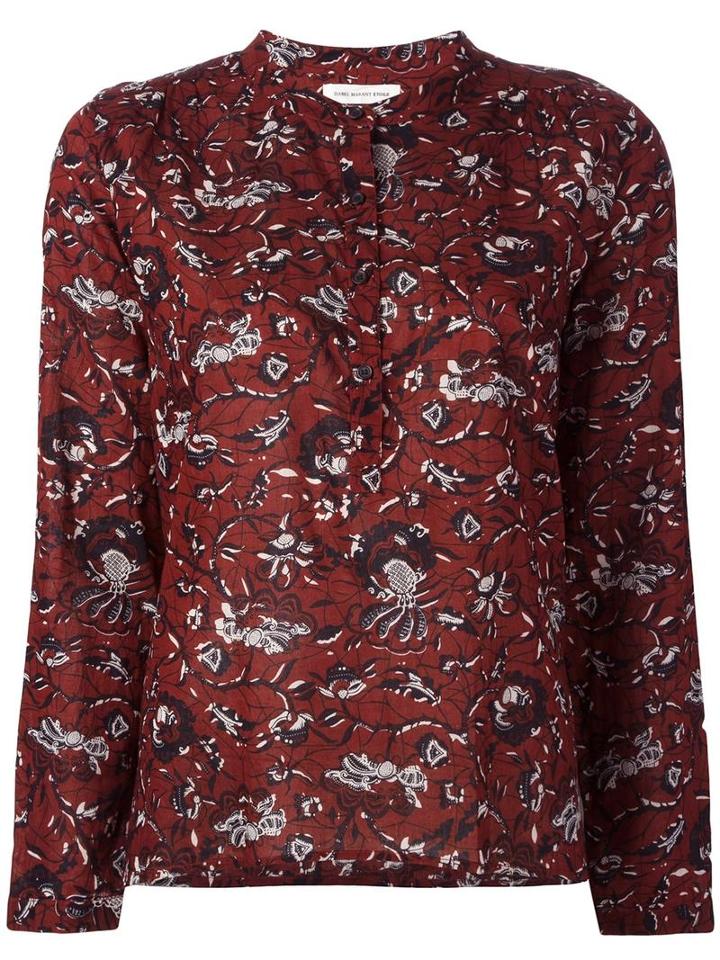 Isabel Marant Étoile 'amaria' Blouse, Women's, Size: 40, Red, Cotton