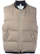 Ami Alexandre Mattiussi Sleeveless Down Jacket, Size: Large, Nude/neutrals, Polyamide/cotton/feather Down