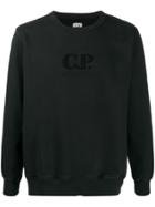 Cp Company Jersey Logo Sweatshirt - Black