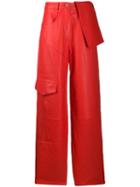 Jacquemus Wide-leg Trousers - Red