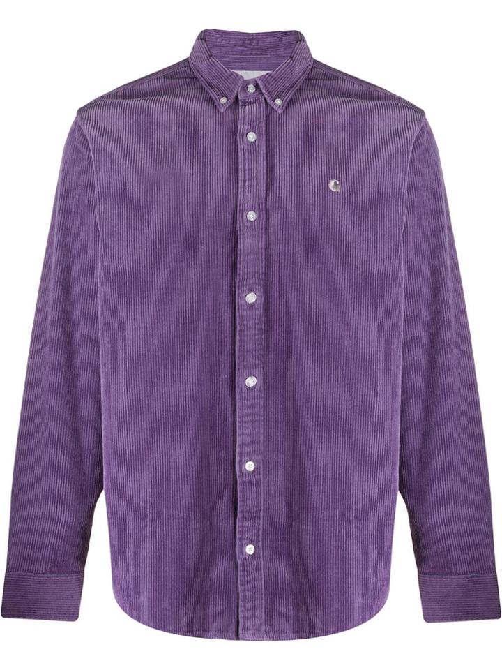 Carhartt Wip Madison Cord Shirt - Purple