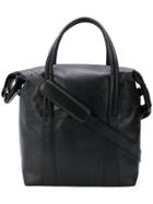 Maison Margiela Square Round Top Handle Tote - Black