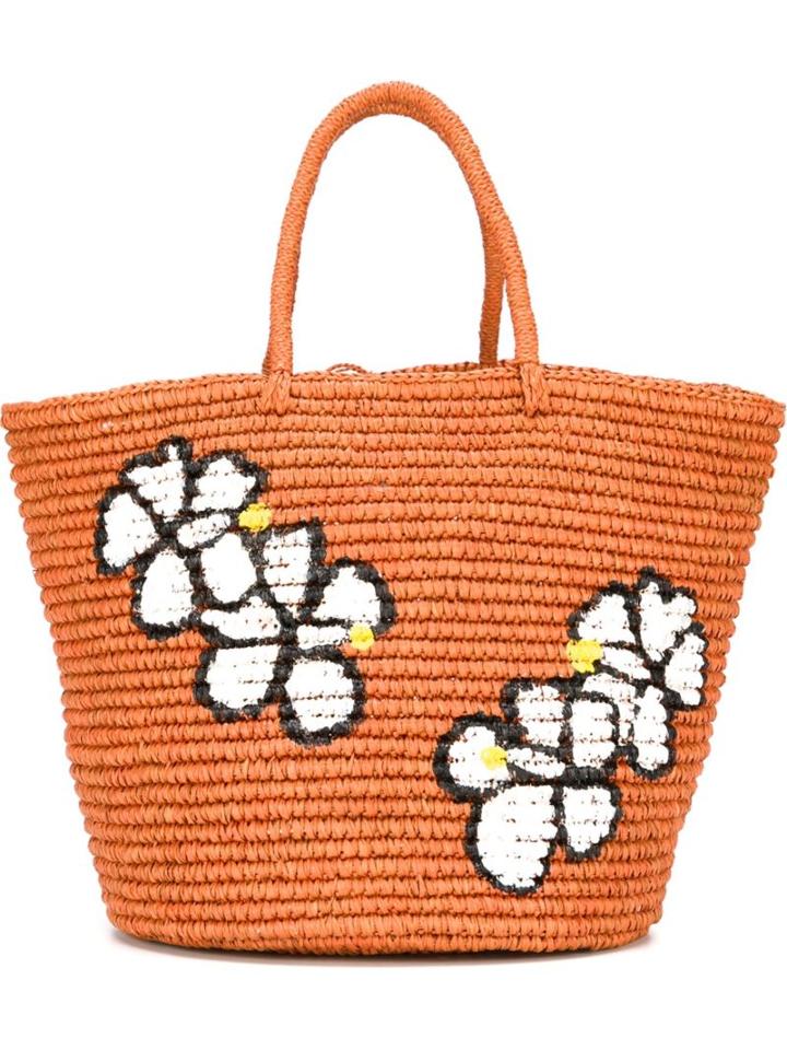 Sensi Studio Flowers Print Tote, Women's, Yellow/orange