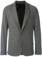 Lanvin Woven Blazer, Men's, Size: 48, Black, Cotton/viscose