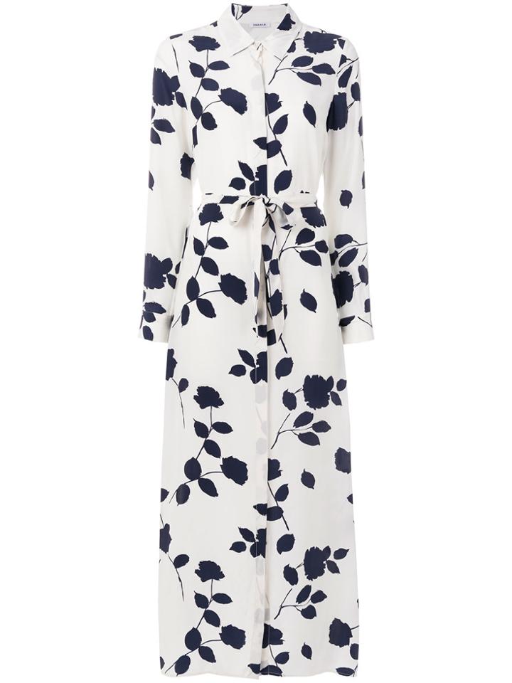 P.a.r.o.s.h. Floral Print Jumpsuit - White