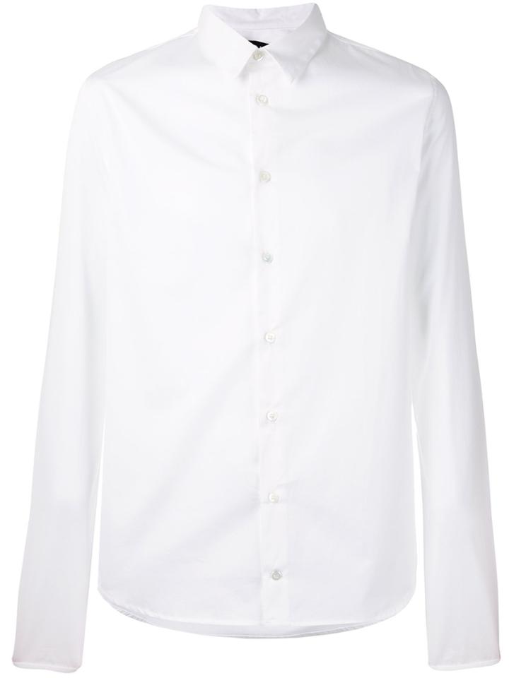 Y / Project Curved Hem Shirt - White