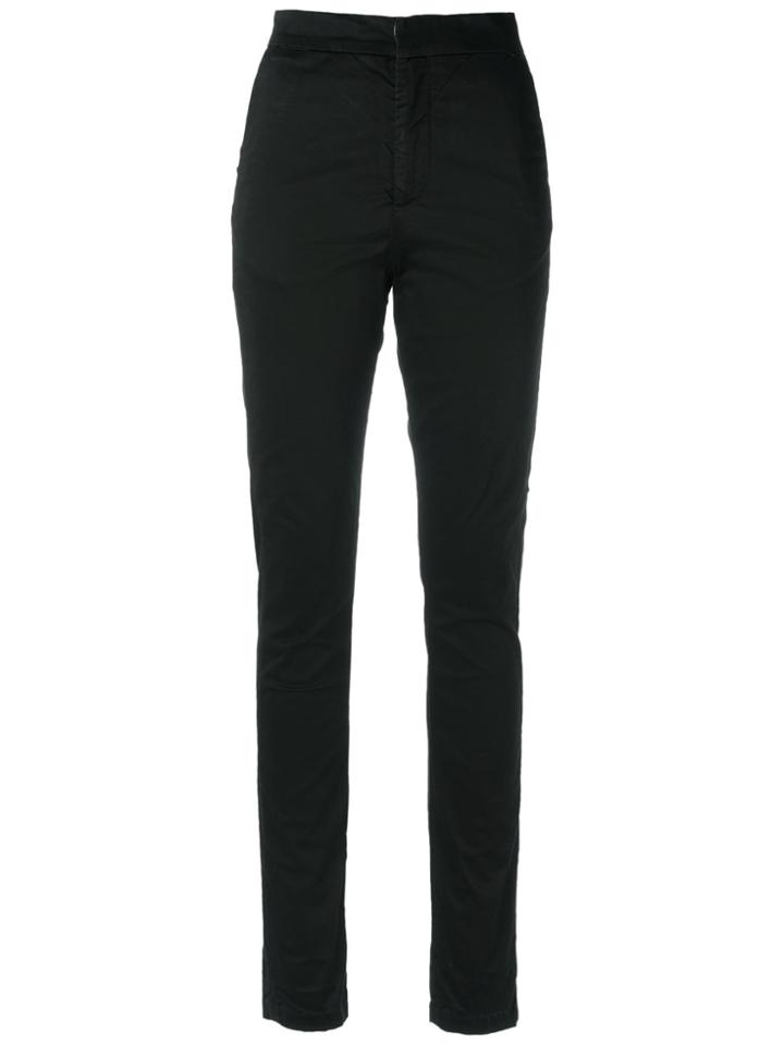 Amapô High Waist Skinny Trousers - Black