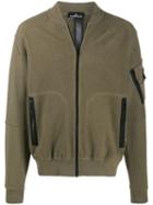 Stone Island Shadow Project Military-style Bomber Jacket - Green