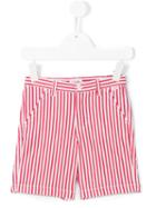 Il Gufo - Striped Shorts - Kids - Cotton/spandex/elastane - 8 Yrs, Red