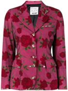Moschino Pre-owned Floral Fitted Blazer - Multicolour
